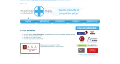 Desktop Screenshot of medicalman.co.za